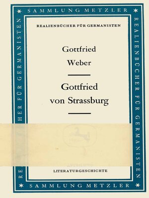 cover image of Gottfried von Strassburg